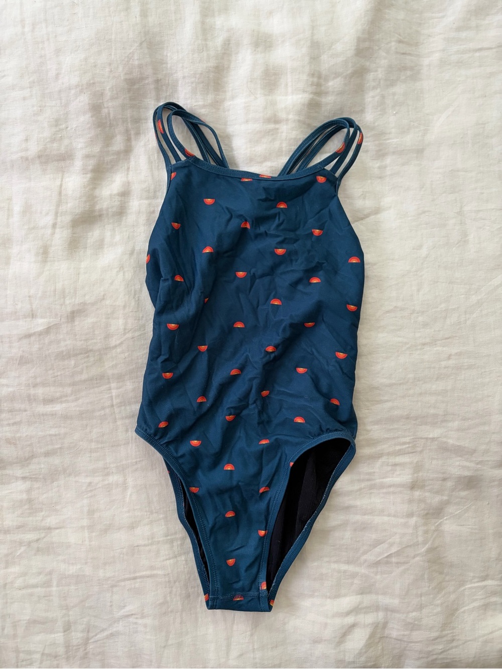 Jolyn Navy Patterned One-Piece Ryker Swimsuit